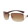 Spicy Girl Fashion Sunglasses UV Resistant Outdoor Travel Glasses for Street Photography Creative Neutral Style