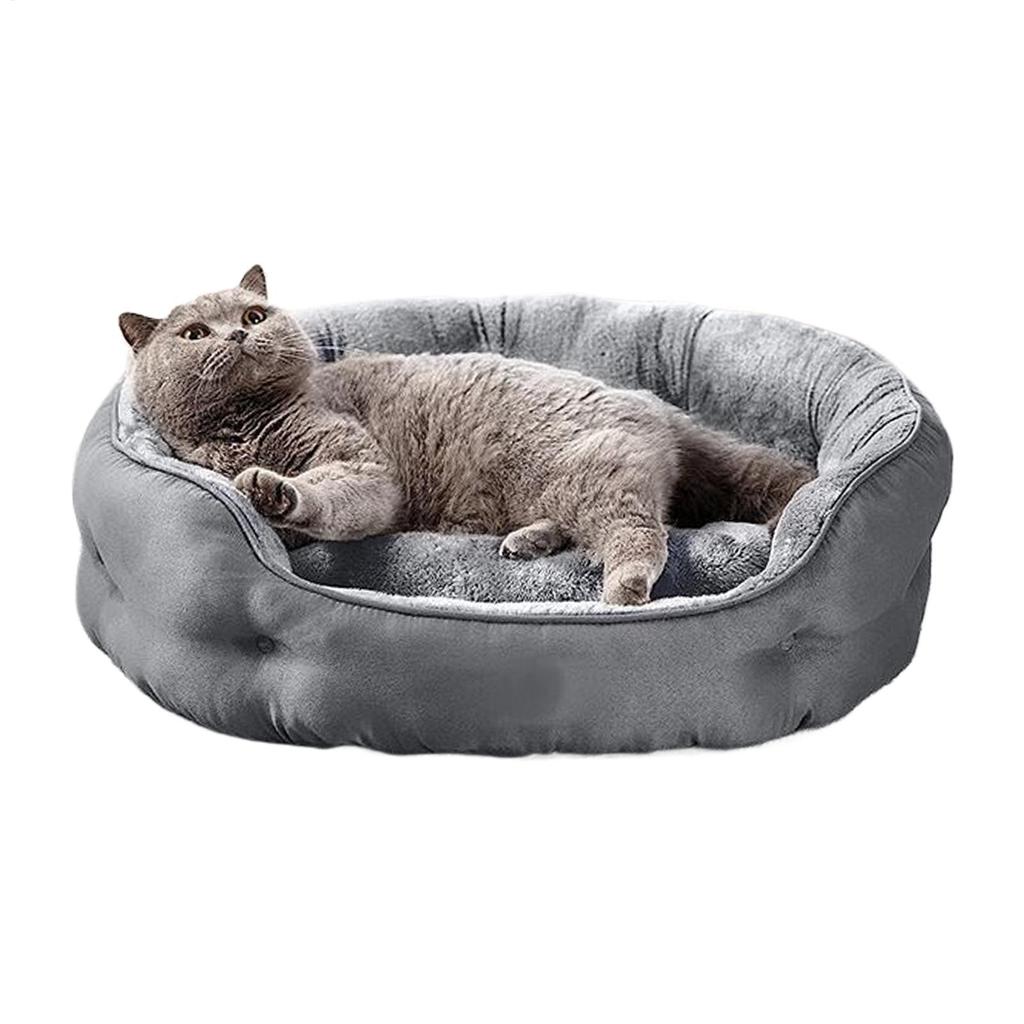 Cat Couch Bed Thickened Outdoor Winter Warmth Dog Cave Anti-Slip Pet Sleeping Nest For Small Large Kitten Puppy Small Animals