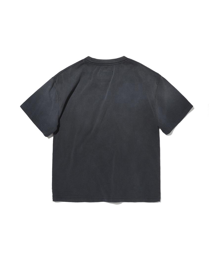 Seuweideu Pocket Cropped Tee [Washing Navy]