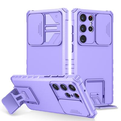 Per Samsung Galaxy S23 Ultra 5G Custodia con obiettivo scorrevole per fotocamera Armatura Custodia antiurto per telefono per Samsung S23 S22 S21 Plus Ultra S20 FE Copertura del supporto