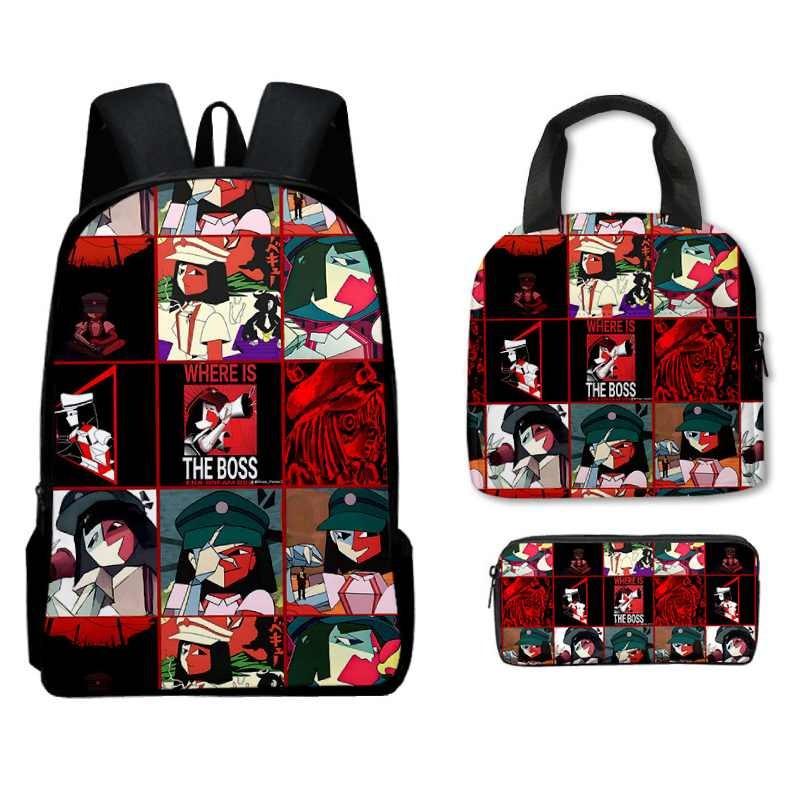 

Ena Dream Рисунок Барбекю Детский Рюкзак Сумка для Ланча Пенал Набор Подарок Школьный Рюкзак Style 1