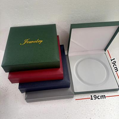Elegante Scatola per Collana di Perle ad Angolo Retto con Carta Imballaggio Avvolta in Pelle di Alta Qualità per Gioielli e Regali di Catene per la Mamma