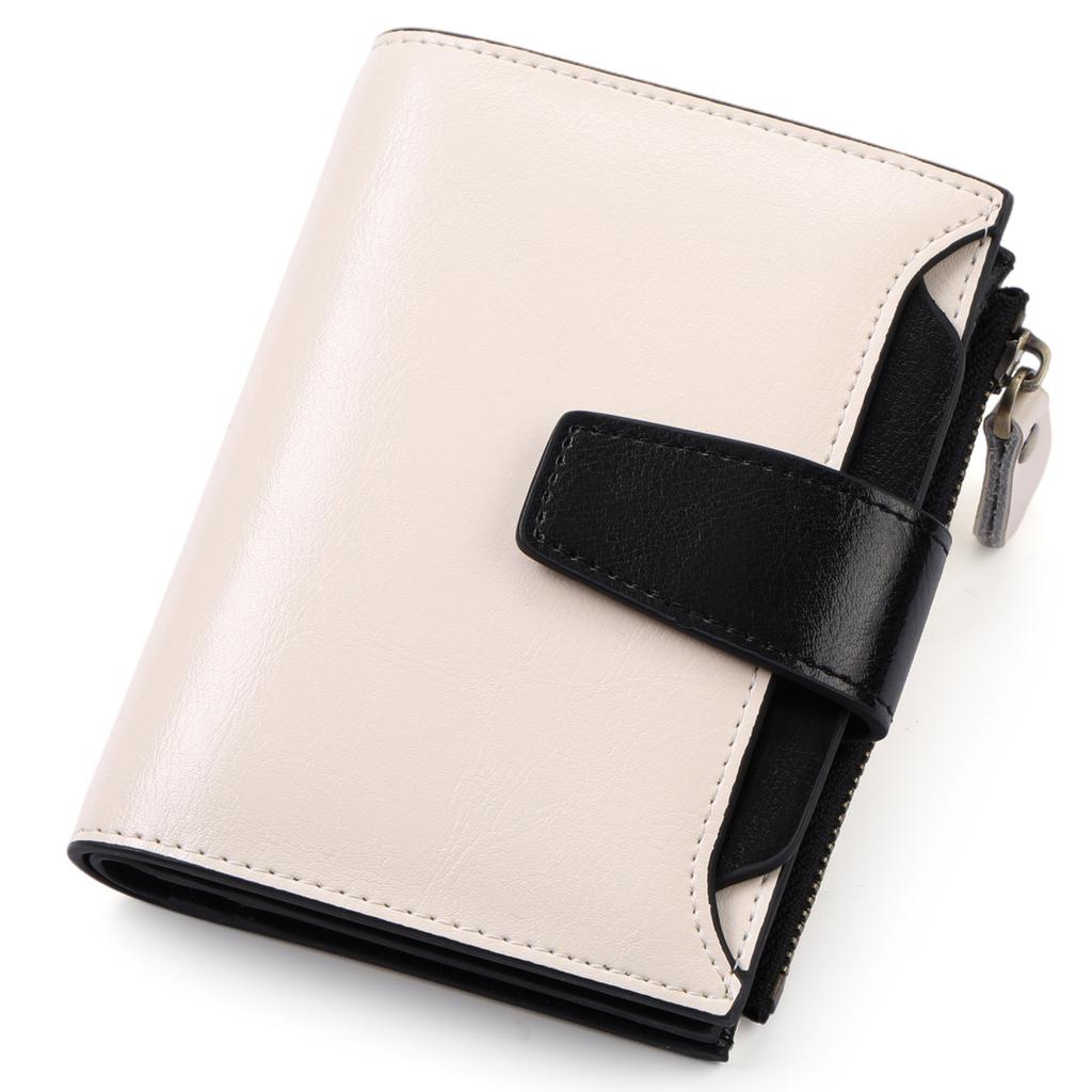 Small Women Wallet Fashion Genuine Leather Luxury Short Mini Wallets Bags for Woman  Coin Purse Female Card Holder Money Bag