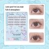 10 Rows Glue-Free Self-Adhesive Clear Ballet False Eyelashes - Natural Single Clusters for Easy Application and On-Camera Use