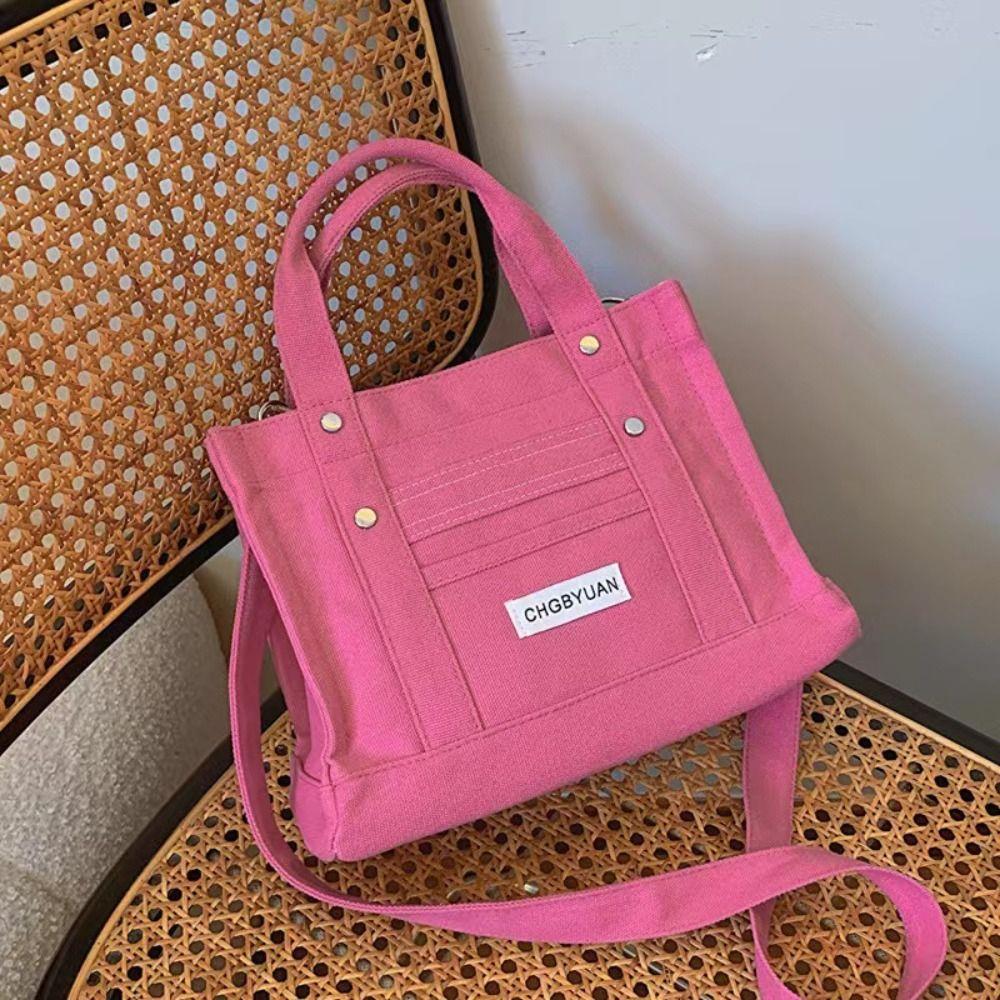 Handbag Canvas Bag Simple Cloth Crossbody Bag Casual Shoulder Bag  Boys