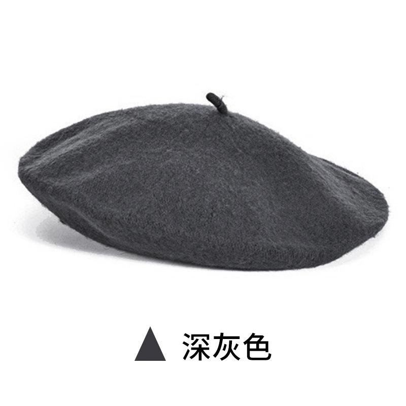 Acrylic Beret Winter Vintage Painter Hat Women's Fashion Beret
