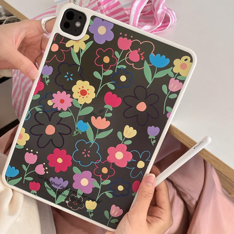

Floral Off-White iPad Pro 2021 Case: Sleek Single-Layer Design iPad mini 6/7 (8.3-inch)