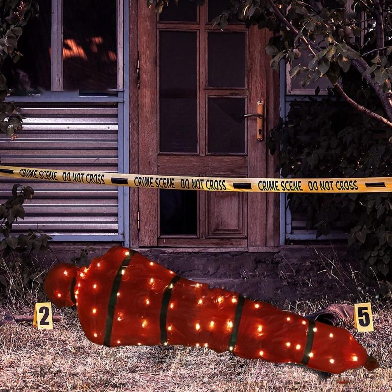 Halloween Gruselige Fake Leiche Realistische Tote Opfer Requisiten Halloween Dekoration Außen Rasen Terrasse Halloween Dekoration