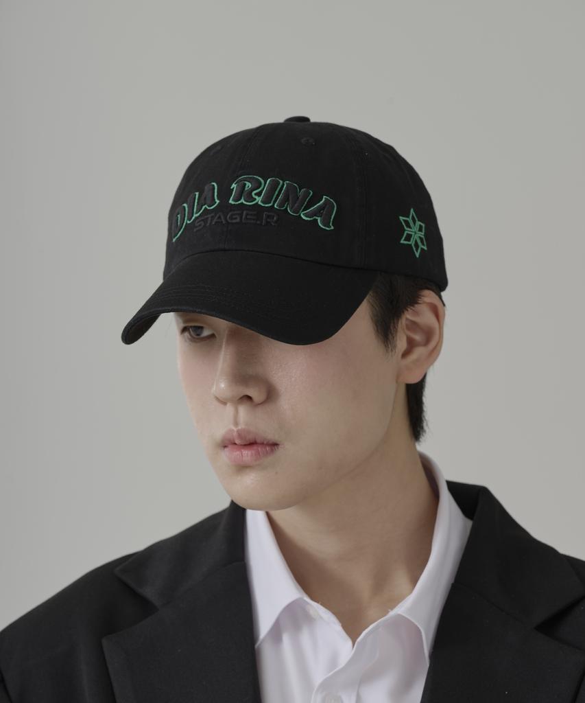 Seuteijial Diarina Washed Ball Cap [Black]