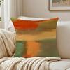 Modern Brushstroke Grunge Paint Pattern Pillow Case Double-Sided Plush Sofa Cushion Covers Organic Breathable Invisible Zipper