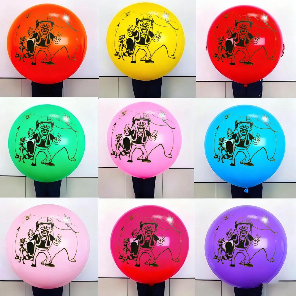 36-Inch Thickened Latex Round Macaron Balloon for Birthday Party Decoration