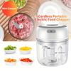100/250ML Electric Mini Garlic Masher Kitchen Portable Food Chopper USB Charging Electric Garlic Chopper Food chopper Gadgets
