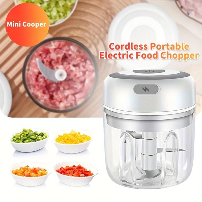 100/250ML Electric Mini Garlic Masher Kitchen Portable Food Chopper USB Charging Electric Garlic Chopper Food chopper Gadgets