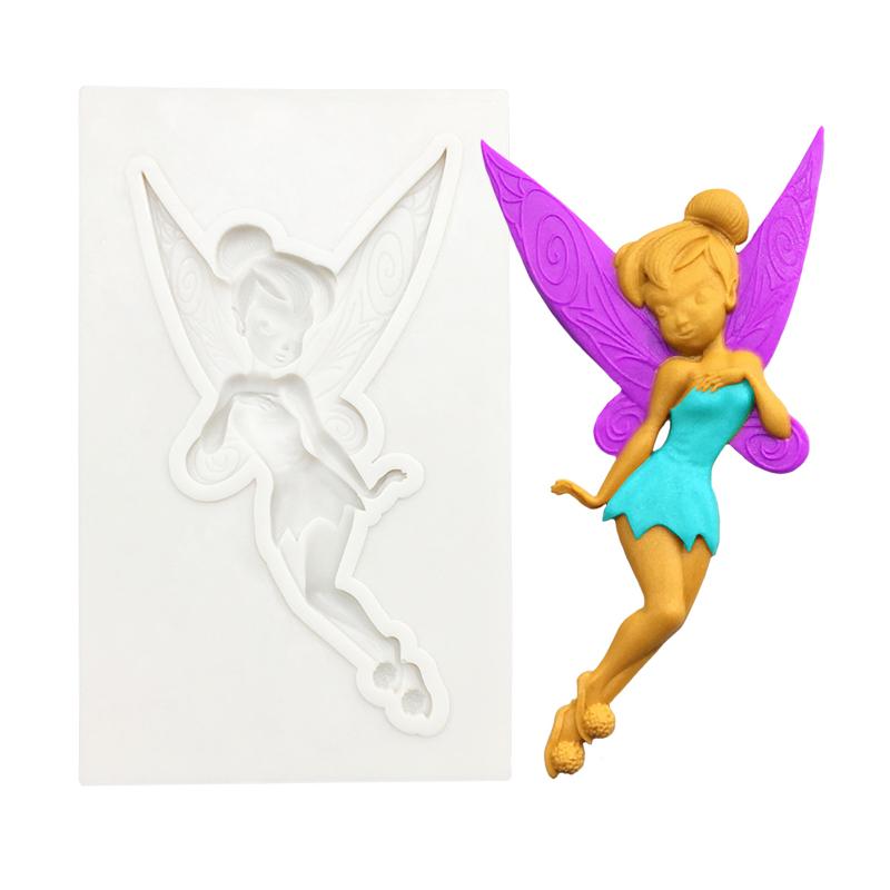 Angel Dancing Girl Ballet Dancer Silicone Mold Sugarcraft Chocolate Cupcake Baking Mold Fondant Cake Decorating Tools