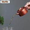 280ml Yixing Purple Clay Teapot Handmade Large Caliber Pot Raw Ore Dragon's Blood Sand Conch Roasting Tea Maker Kettle Zisha Tea