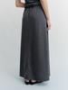 Tollo Maxi Banding Skirt (Charcoal)