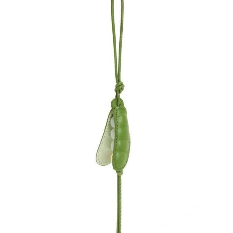 Women Girls Delightful Pea Shaped Hanging Ornament Versatile And Colorful Key Holder Accessory For Bags And Phones Decoration