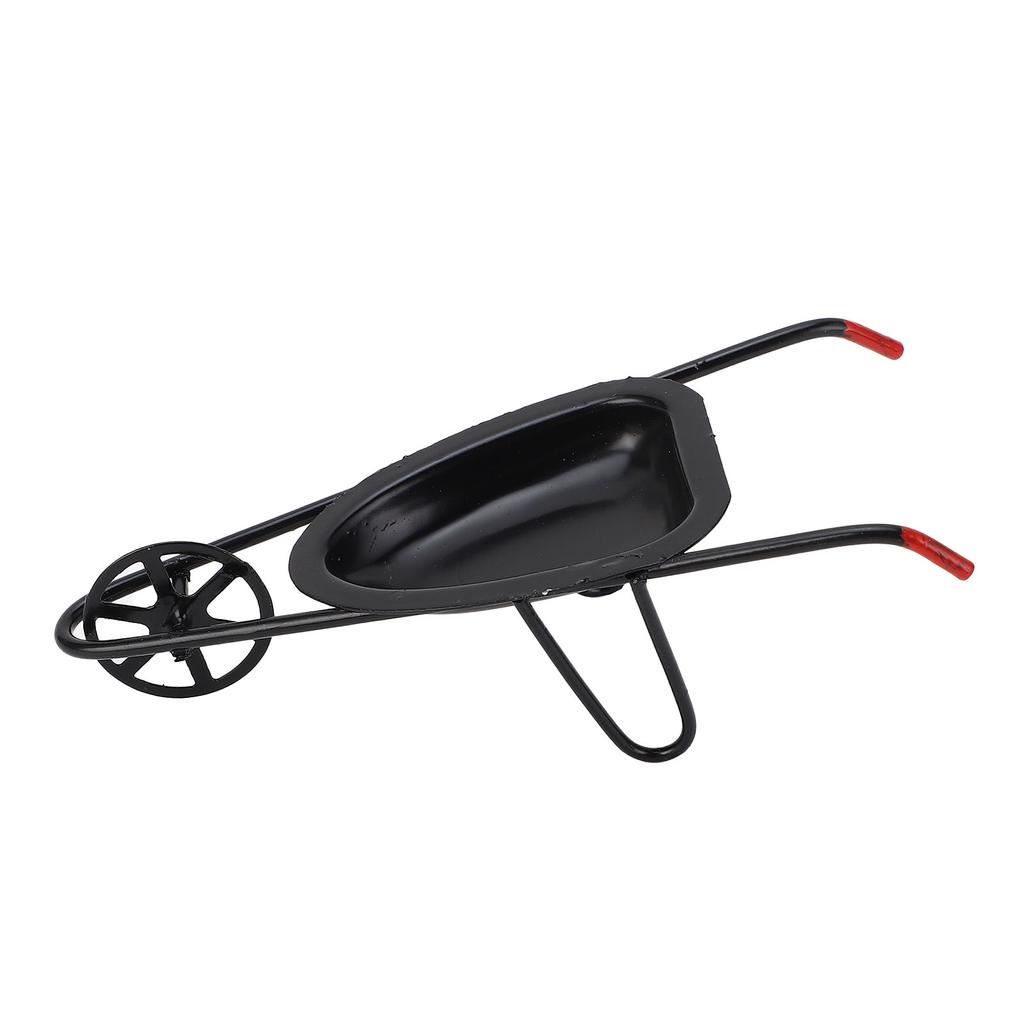 Miniature Trolley 1: 12 Scale Multifunctional Exquisite Dollhouse Rolling Cart Model Red