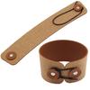 Eco-Friendly Cork Leather Cup Sleeve - Portable Wood Grain Insulated Sleeve for Outdoor Travel