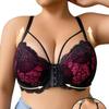 Ladies Plus Size Front Buckle Bra Women Lace Spaghetti Bra