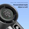 Portable Handheld Fan with Lanyard & LED Display 100 High-speed Cold Winds 3000mAh Mini Summer Fan for Outdoor,Travel,Camping