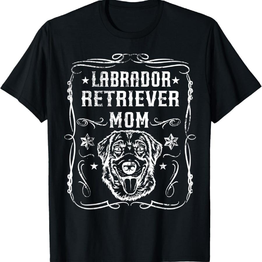 Unisex T-shirt Labrador Retriever Mom Yellow Lab Lover Mothers Day Themed T-Shirt