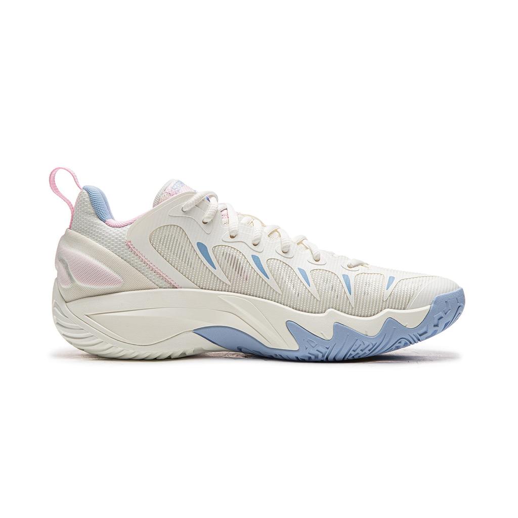 Li Ning BadFive Storm 2026 Cushioning Slip Resistant Breathable Rebound Low top Basketball Shoes Men's Ivory ABFW011-3