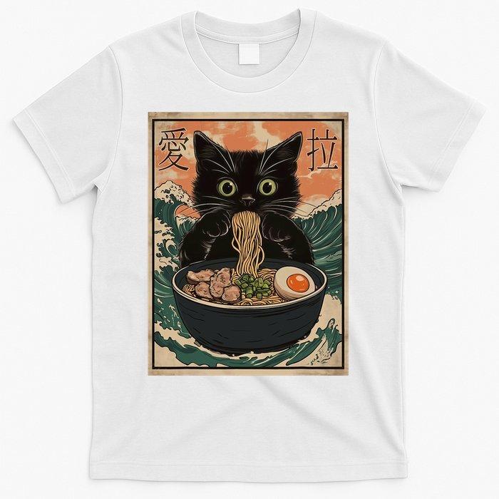 

Cat Ramen Japanese Funny Graphic Kawaii Cat Anime Gifts T-Shirt Unisex 2XL