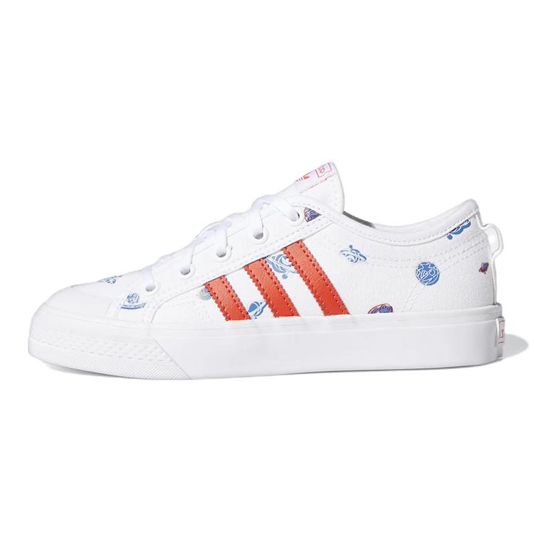 Adidas Nizza J  Out Of This World - White  H01101 36