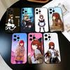 K-Kurisu M-STEINS GATE Makise-es Phone Case For iPhone 17, 16,15,14,13,12,11 Plus,Pro Max, Others Soft Black Cover