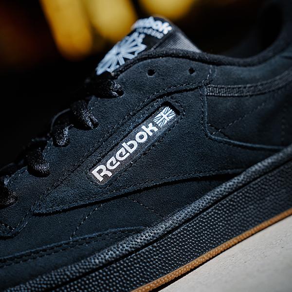 Reebok Club C 85 Comfortable Versatile Retro Casual Shoes Low Top Skate Shoes Unisex Sneaker Black 100074449