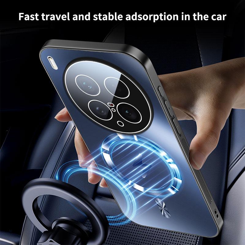 Case For VIVO X200 Ultra X200Pro Mini AG Matte Magnetic Wireless Charging Hard Cover For Vivo X200S Y300 Shockproof Bumper Shell