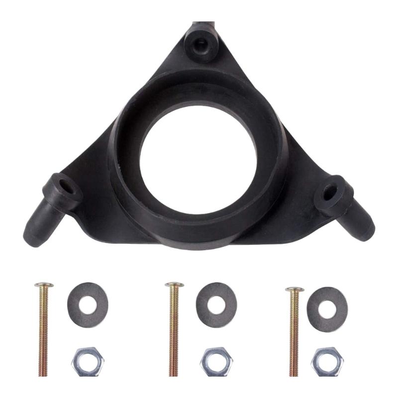 Universal Triangles Rubber Seal Washer and Bolt Waterproof Toilet Tank Seal Gaskets Compatibility with Most Toilet Tanks 1