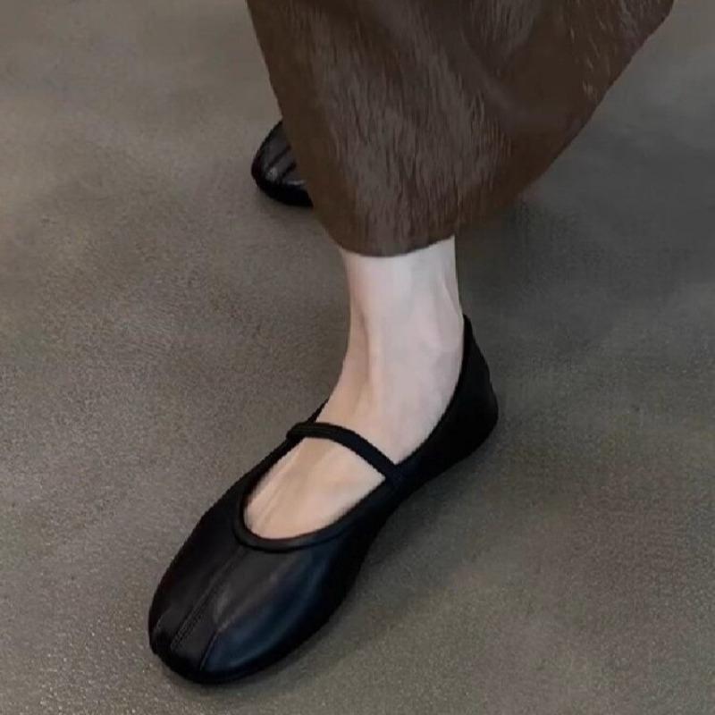 Fashion Flats Soft Cozy Women Shoes Designer Classical Elegant Leather Sneaker 2025 Autumn New Brand Shoes Dress Walking Sandalias Mujer
