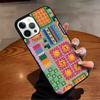 Patchwork style Phone Case For iPhone 17 Air 16 15 14 13 12 11 Pro Max Max Plus Bumper Case Cover