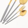 24Pcs Gold Cutlery Set 304 Stainless Steel Dinnerware Set Dinner Knives Forks Coffee Spoon Silverware Kitchen Flatware Tableware