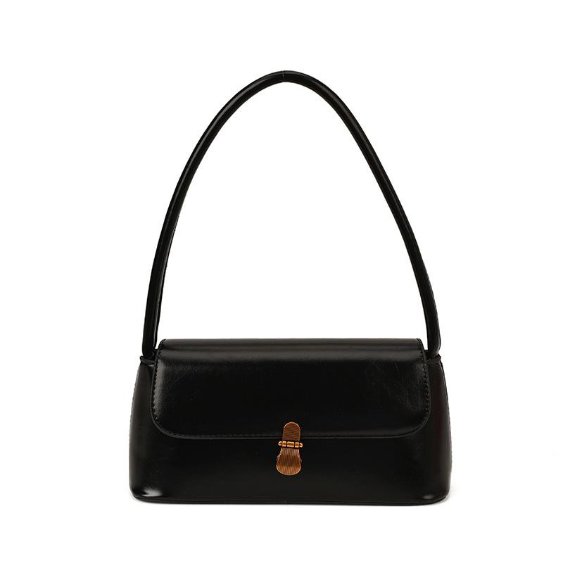 Vintage Underarm Bag Textured Women's Bag Autumn Shoulder Bag Fashion Tote Bag Baguette Bag
