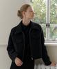 Yuppe Boucle Collar Jacket_Black