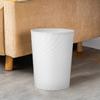 Nordic Style Household Kitchen Trash Can Modern Living Room Bedroom (large Size 12l White) Bin Waste Basket For Round Ash-bin