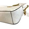 Guess Compact Leather NOELLE Crossbody Camera Body Bag White Leather Women Used