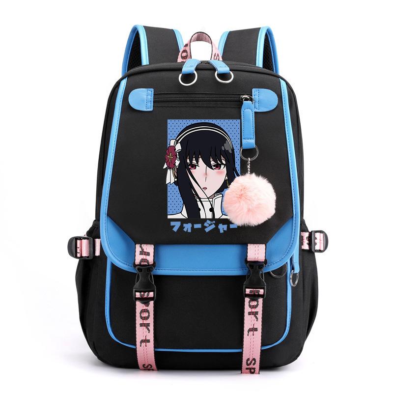 RiMan SPY x FAMILY Spy Play House Backpack Junior High School Student Personality Trend College Style School Bag
