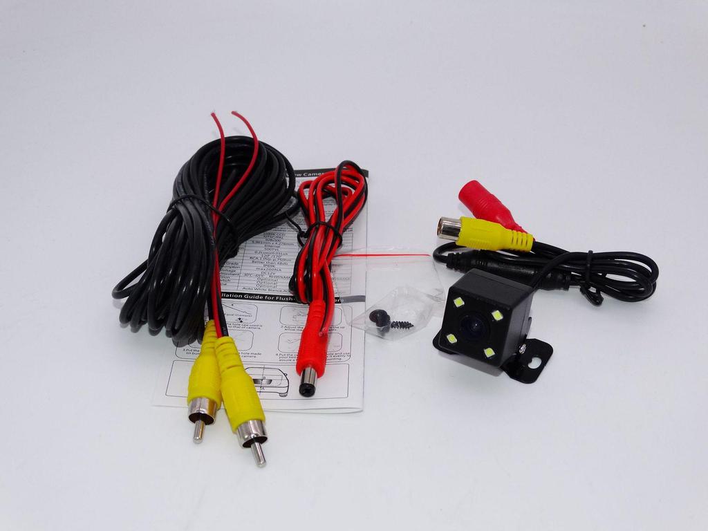 7-calowy monitor w lusterku wstecznym z krótką tablicą rejestracyjną i 7 światłami podczerwieni – bezprzewodowa kamera cofania