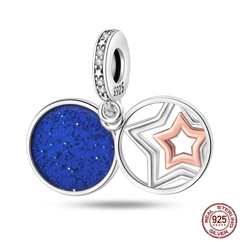 Fashion Copper Astronaut Space Series Charms Beads Fit Qikaola Original Bracelets Diy Anniversary Jewelry