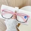 Retro Square Frame Presbyopia Glasses for Women Neutral Light Luxury Glasses HD Anti-blue Light Reading Glasses Diopter To 0+4.0