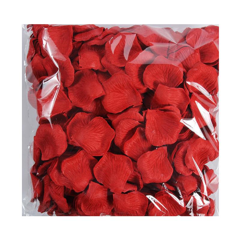 Non-Woven Fabric Artificial Rose Petals for Weddings—1 Jin Pack for Decorating Weddings and Rooms