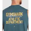 Gymshark Athletic Department Tank Cargo Blue A7a2c Uctp