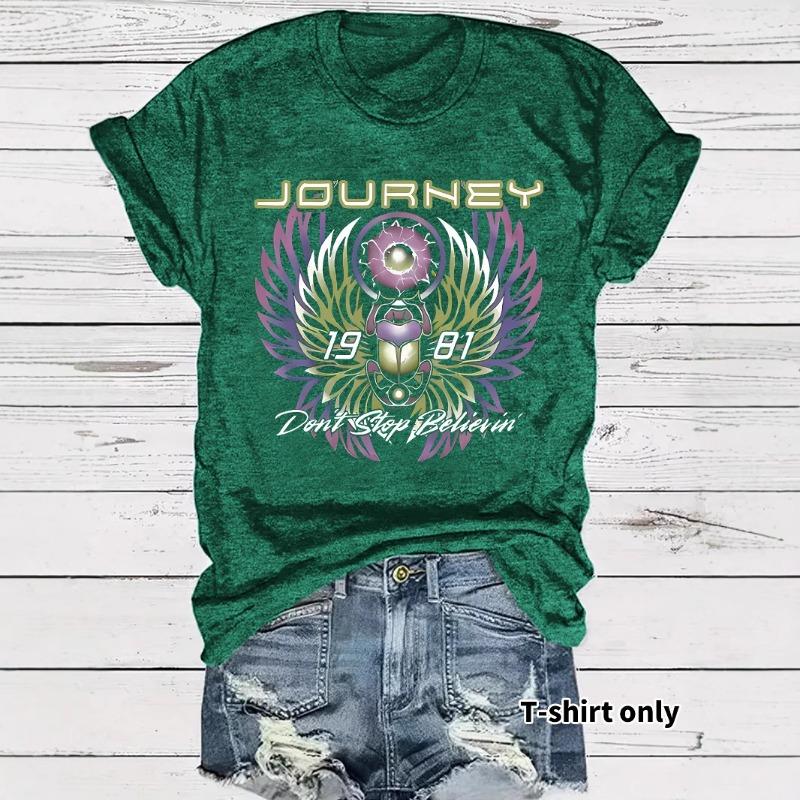 Damen Rock Kurzarm T-Shirt