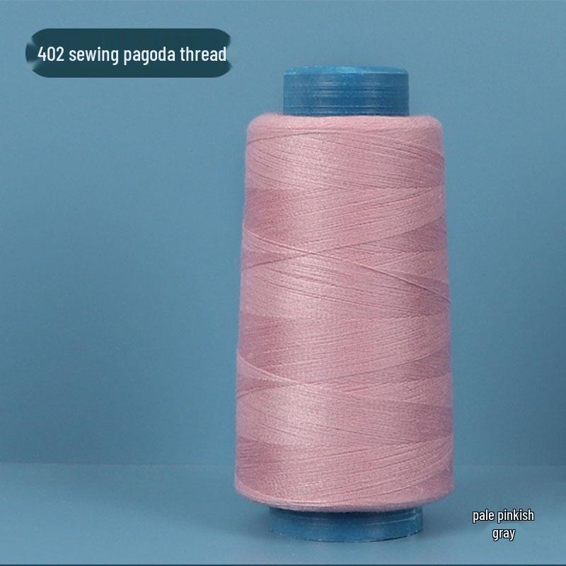402 Polyester Thread: Black & White Sewing Thread for Hand Needlework and Household Sewing Machines