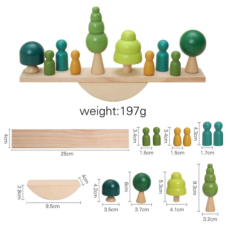 Wooden Simulated Farm Setting Scene Toys  Baby Thread Toy Shape Pairs Multiple And Functional Toys Nursery Decoration Baby Gift