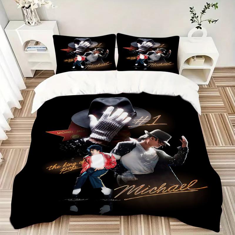 3-teilige Pop-Legenden Bettwäsche-Sets Für Alle Größen Neue 3D-Bedruckte Bettdecke Bettbezug Kissenbezug Schlafzimmerdekoration